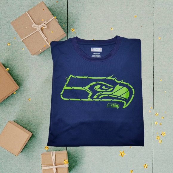 Seattle Seahawks Mens Size 2XL Dri-Fit Shirt NFL Throwback Jersey DK Metcalf NWT - Picture 8 of 8